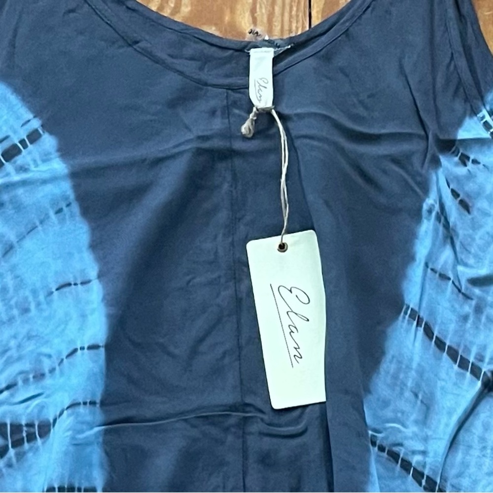 Elan tie-dye dress BLUE size XL - see actual dress photo for color - Picture 3 of 3